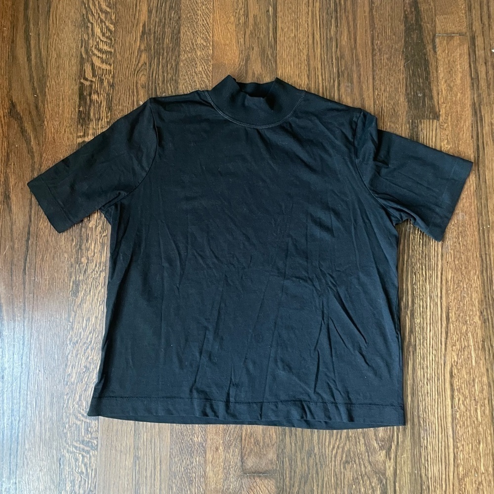 ZARA black short sleeve top